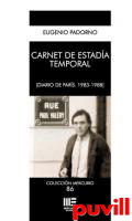 Carnet de estada temporal : diario de Pars, 1983-1988