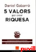 Cinc valors per crear riquesa