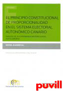 El principio constitucional de proporcionalidad en el sistema electoral autonmico canario : anlisis de su experiencia histrica en el autogobierno