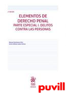 Elementos de Derecho penal : Parte especial I. Delitos contra las personas