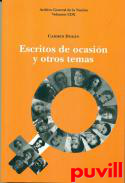 Escritos de ocasin y otros temas