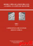 Historia y crtica de la poesa lrica culta 