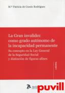 La gran invalidez como grado autnomo de la incapacidad permanente : Su concepto en la Ley General de la Seguridad Social y distincin de figuras afines