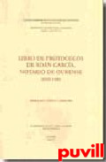 Libro de protocolos de Xon Garca, notario 

de Ourense (ao 1490)