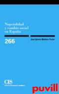 Nupcialidad y cambio social en Espaa