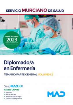 Diplomado/a en enfermería, Servicio Murciano de Salud. Temario parte general, 2