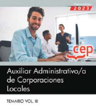 Auxiliar administrativo/a de corporaciones locales. Temario, 3