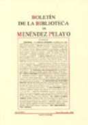 Boletín de la Biblioteca Menéndez Pelayo