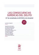 Las consecuencias jurídicas del delito : actualizada a la LO 8/2021, de 4 de junio