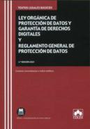 Ley Orgánica de Protección de Datos Personales y garantía de los derechos digitales y Reglamento General de Protección de Datos