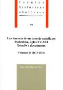 Las finanzas de un concejo castellano: Piedrahíta, siglos XV-XVI, estudio y documentos, 11. 1513-1514