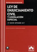 Ley de enjuiciamiento civil y legislación especial  : texto legal básico con concordancias y modificaciones resaltadas