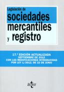 Legislación de sociedades mercantiles y registro