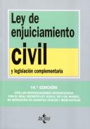 Ley de Enjuiciamiento Civil y legislación complementaria