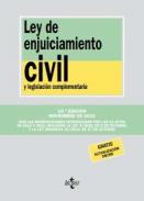 Ley de Enjuiciamiento Civil y legislación complementaria