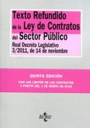 Texto refundido de la Ley de Contratos del Sector Público : Real Decreto Legislativo 3/2011, de 14 de noviembre