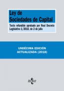 Ley de sociedades de capital : texto refundido aprobado por Real Decreto Legislativo 1/2010, de 2 de julio