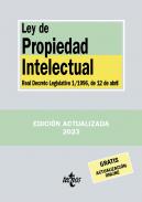 Ley de Propiedad Intelectual : Real Decreto Legislativo 1/1996, de 12 de abril