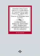 Conceptos para el estudio del Derecho administrativo I en el grado