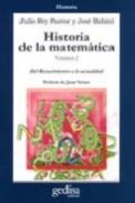 Historia de la matemática, 2. Del Renacimiento a la actualidad