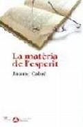 La matèria de l'esperit