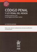 Código Penal y Ley Penal del Menor : Incluye el artículo 23 de la Ley Orgánica del Poder Judicial