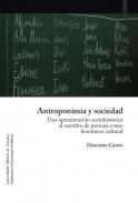 Antroponimia y sociedad.