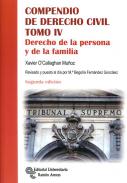 Compendio de Derecho civil, 4. Derecho de la persona y de la familia