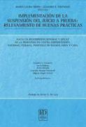 Implementación de la suspensión del juicio a prueba