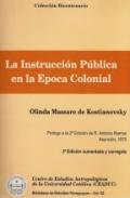 La instrucción pública en la época colonial